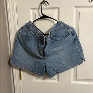 St. John's Bay Light Blue Jean Shorts